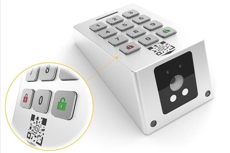 智能锁控制面板